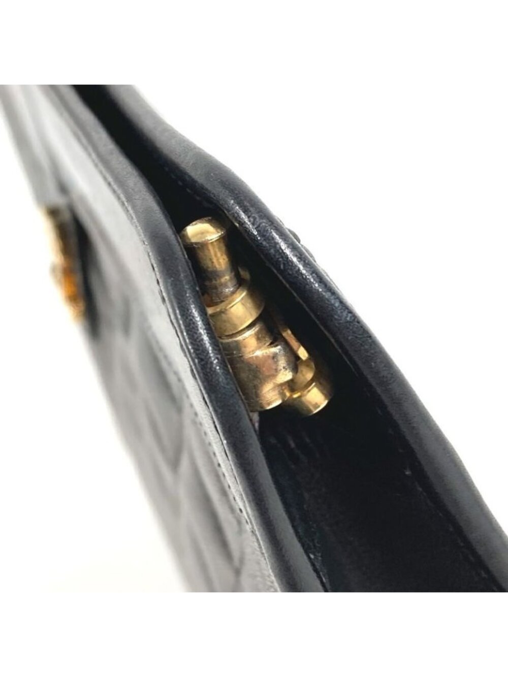 Chanel Clutch CC Logo Quilted Leather Black - Picture 4 of 9